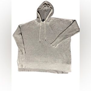 BANANA REPUBLIC Grey knit hooded sweater